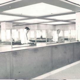 Adelaide Project - 1963-June 1967 - 1st floor tellers counters and illuminated ceilings - March 1966