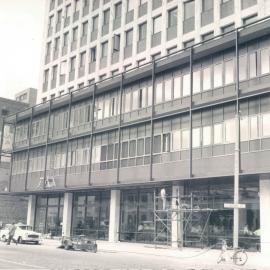 Adelaide Project - 1963-June 1967 - North elevation showing solar screen framework - March 1966