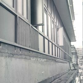 Adelaide Project - 1963-June 1967 - On the walkway outside the Mezzanine Floor west elevation - 10 December 1965
