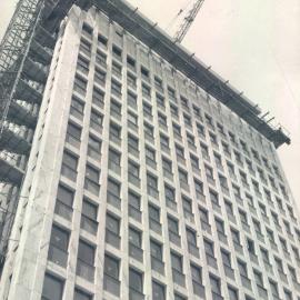 Adelaide Project - 1963-June 1967 - Looking up the north face of the building - 10 December 1965