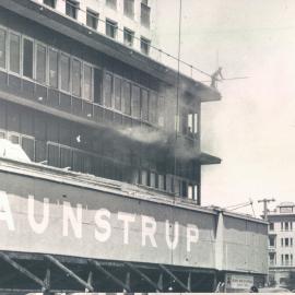 Adelaide Project - 1963-June 1967 - A close up view of the Mezzanine floor where the fire broke out - 10 December 1965