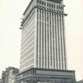 Adelaide Project - 1963-June 1967 -  The building starts to take on its final appearance. View from Victoria Square - 17 November 1965