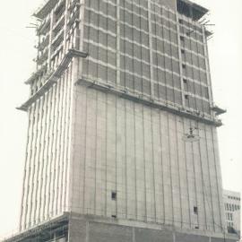 Adelaide Project - 1963-June 1967 - Southern elevation showing terrazzo to 9th floor level - 10 September 1965