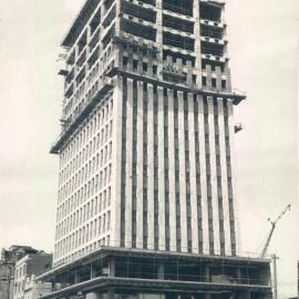 Adelaide Project - 1963-June 1967 - North-western elevation with external masonry fixed to 9th floor level - 10 September 1965