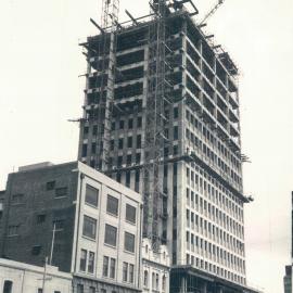 Adelaide Project - 1963-June 1967 - North-eastern elevation with brickwork to 10th floor level - 18 August 1965