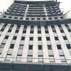 Adelaide Project - 1963-June 1967 - Western elevation showing contrasting granite and marble sheathing to 6th floor - 18 August 1965