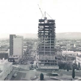 Adelaide Project - 1963-June 1967 - the building seen from the MC building on the opposite side of Victoria Square - 7 June 1965