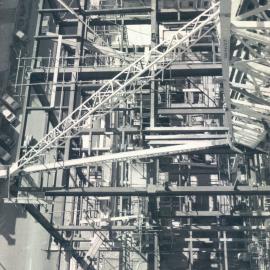 Adelaide Project - 1963-June 1967 - Plan of the steel structure taken from the crane - 19 May 1965