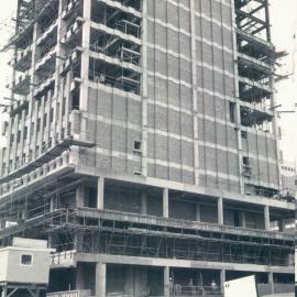 Adelaide Project - 1963-June 1967 - south-west elevation showing the present extent of brickwork on the south face - 19 May 1965