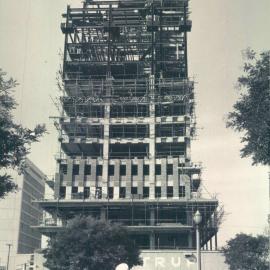 Adelaide Project - 1963-June 1967 - western elevation. Small section of steelwork still to be erected on this frontage - 30 April 1965