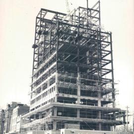 Adelaide Project - 1963-June 1967 - North-west elevation showing the concave front at 3rd floor level - 25 March 1965