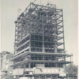 Adelaide Project - 1963-June 1967 - West elevation. 1st and 2nd floor slabs completed - 10 March 1965