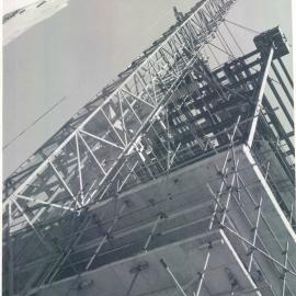 Adelaide Project - 1963-June 1967 - Perspective of north-east corner and concrete gantry - 10 March 1965