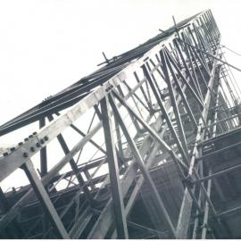 Adelaide Project - 1963-June 1967 - View of the concrete gantry erected in New Molton Street - 27 January 1965