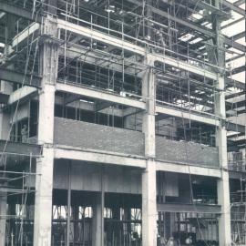 Adelaide Project - 1963-June 1967 - southern elevation showing brickwork at Mezzanine floor level - 27 January 1965