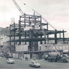 Adelaide Project - 1963-June 1967 - General view of 1st floor reinforcement prior to pouring of slab - 3 December 1964