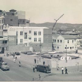 Adelaide Project - 1963-June 1967 - View from adjacent Treasury Building of cleared site prior to commencement of building operations - 4 November 1963