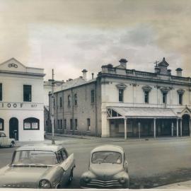 Adelaide Project - 1963-June 1967 - General view of buildings facing Flinders Street prior to Demolition - c.1963