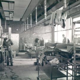 Melbourne Project - December 1961-September 1966 - Installation of kitchen equipment, cafeteria 13th floor - 24 May 1966
