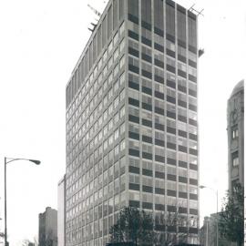Melbourne Project - December 1961-September 1966 - View of the southern and western faces of the new building - 24 May 1966
