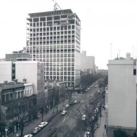 Melbourne Project - December 1961-September 1966 - View of building from C.R.A. Building - 13 July 1965