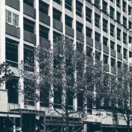 Melbourne Project - December 1961-September 1966 - Western face of building showing prototype of window frame (top left) - 19 March 1965