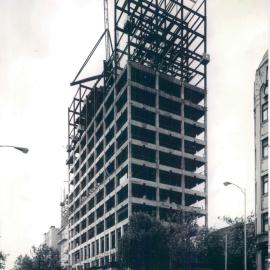 Melbourne Project - December 1961-September 1966 - Architectural exterior from Collins and Exhibition Streets corner - 26 November 1964