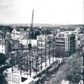Melbourne Project - December 1961-September 1966 - View of the building and surroundings, from the top of the Southern Cross Hotel - 3 April 1964