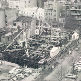 Melbourne Project - December 1961-September 1966 - View of site from Southern Cross Hotel - 6 June 1963