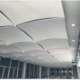 Head Office Building - January 1963-January 1965 - Ceiling lighting in cafeteria, 3rd floor - January 1965