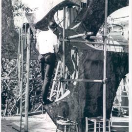 Head Office Building - January 1963-January 1965 - Free standing sculpture in process of fabrication - March 1964