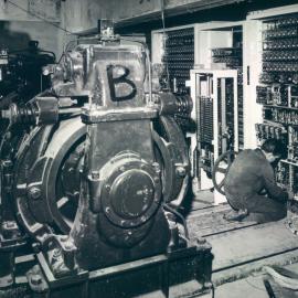 Head Office Building - January 1963-January 1965 - Lift motor and switch room, 19th floor - 5 July 1963