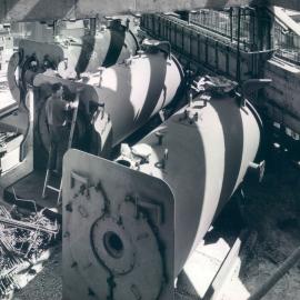 Head Office Building - January 1963-January 1965 - Boilers at north west corner of 17th floor - 8 April 1963