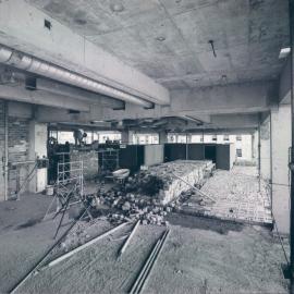 New Head Office Building - June 1960-January 1963 - Load test being carried out on floor slab western wing of 8th floor - 10 January 1963
