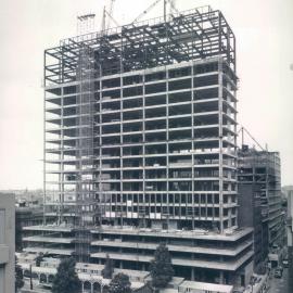 New Head Office Building - June 1960-January 1963 - View from Rural Bank - 20 December 1962