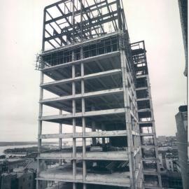 New Head Office Building - June 1960-January 1963 - View from APA Building opposite 10th floor level - 20 December 1962
