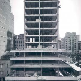 New Head Office Building - June 1960-January 1963 - View from Sydney Hospital - 20 November 1962
