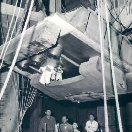 New Head Office Building - June 1960-January 1963 - Delivering strongroom doors - Weekend 6-7 October 1962