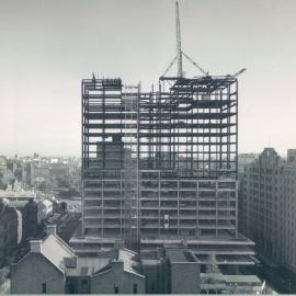 New Head Office Building - June 1960-January 1963 - Northern face showing prototype window installed on 4th floor - 4 October 1962