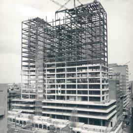 New Head Office Building - June 1960-January 1963 - View from Rural Bank - 4 October 1962