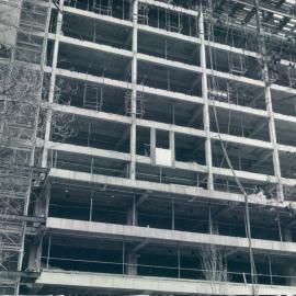 New Head Office Building - June 1960-January 1963 - First of marble installed on northern face of 4th floor - 24 September 1962