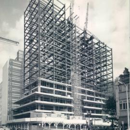 New Head Office Building - June 1960-January 1963 - Macquarie Street/Martin Place corner - 9 August 1962