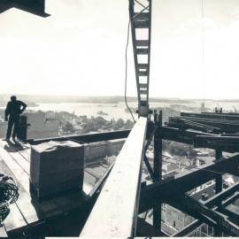 New Head Office Building - June 1960-January 1963 - Looking north east from 15th floor level - 27 July 1962