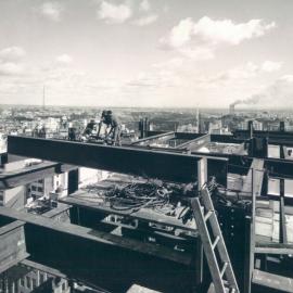 New Head Office Building - June 1960-January 1963 - Looking west from 15th floor level - 27 July 1962