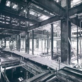 New Head Office Building - June 1960-January 1963 - Mezzanine floor looking north west from south east corner - 17 May 1962
