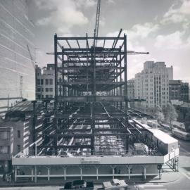 New Head Office Building - June 1960-January 1963 - View from Sydney Hospital - 26 April 1962