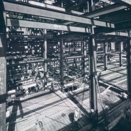 New Head Office Building - June 1960-January 1963 - Reinforcing steel in position ground floor level - 26 April 1962