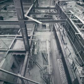 New Head Office Building - June 1960-January 1963 - Strongroom in north west corner of 2nd basement - 29 March 1962