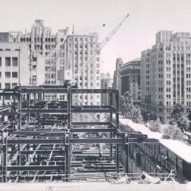 New Head Office Building - June 1960-January 1963 - From Sydney Hospital - 1 February 1962