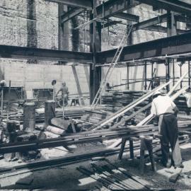 New Head Office Building - June 1960-January 1963 - Inside strongroom number 1 from north-east corner - 4 January 1962